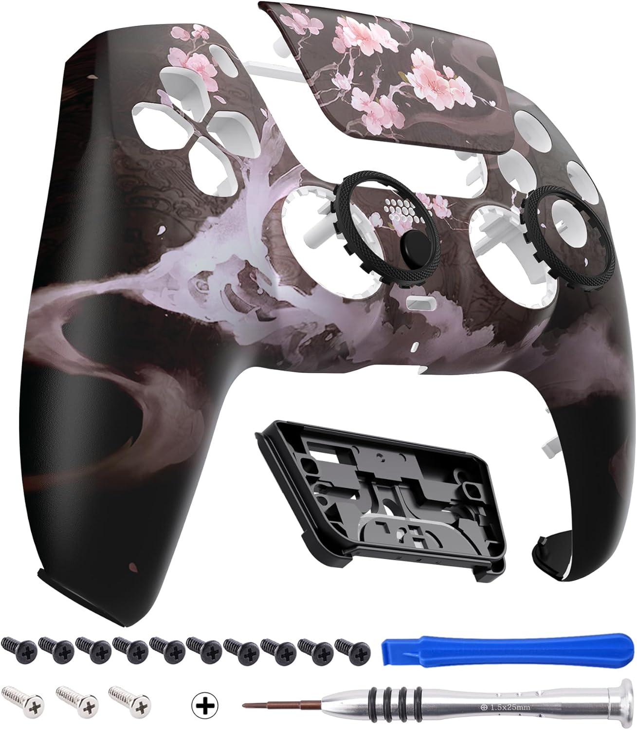 Thumbnail 6 de eXtremeRate LUNA Nebula Galaxy Front Shell Touchpad for PS5 Controller (BDM-010/020/030/040/050) – DIY Replacement