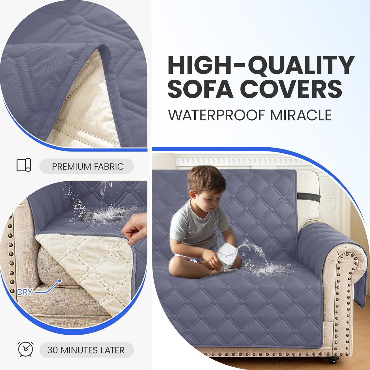 Thumbnail 4 de Ystyle Funda Sillón 1 Plaza impermeable 135 cm
