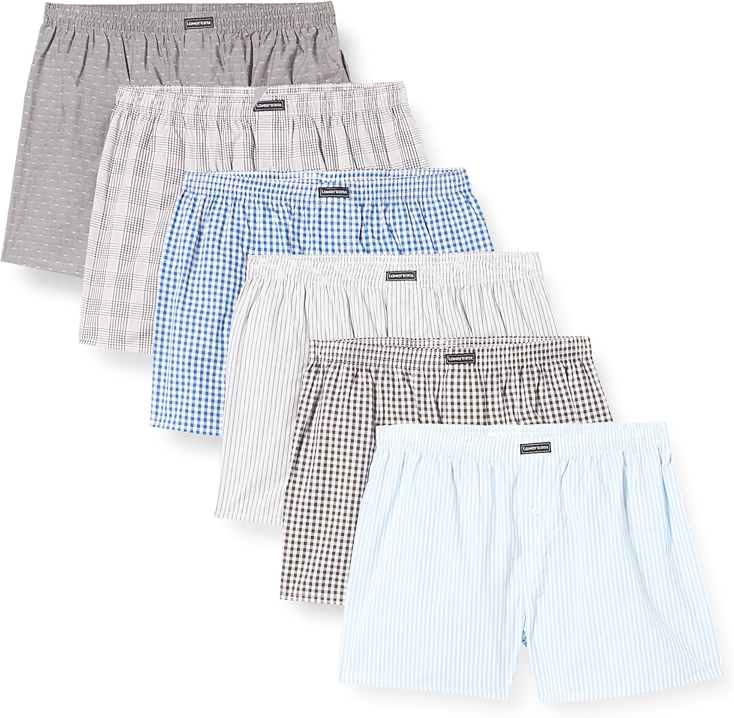 Thumbnail 6 de Lower East Boxershorts Herren 10er Pack Baumwolle