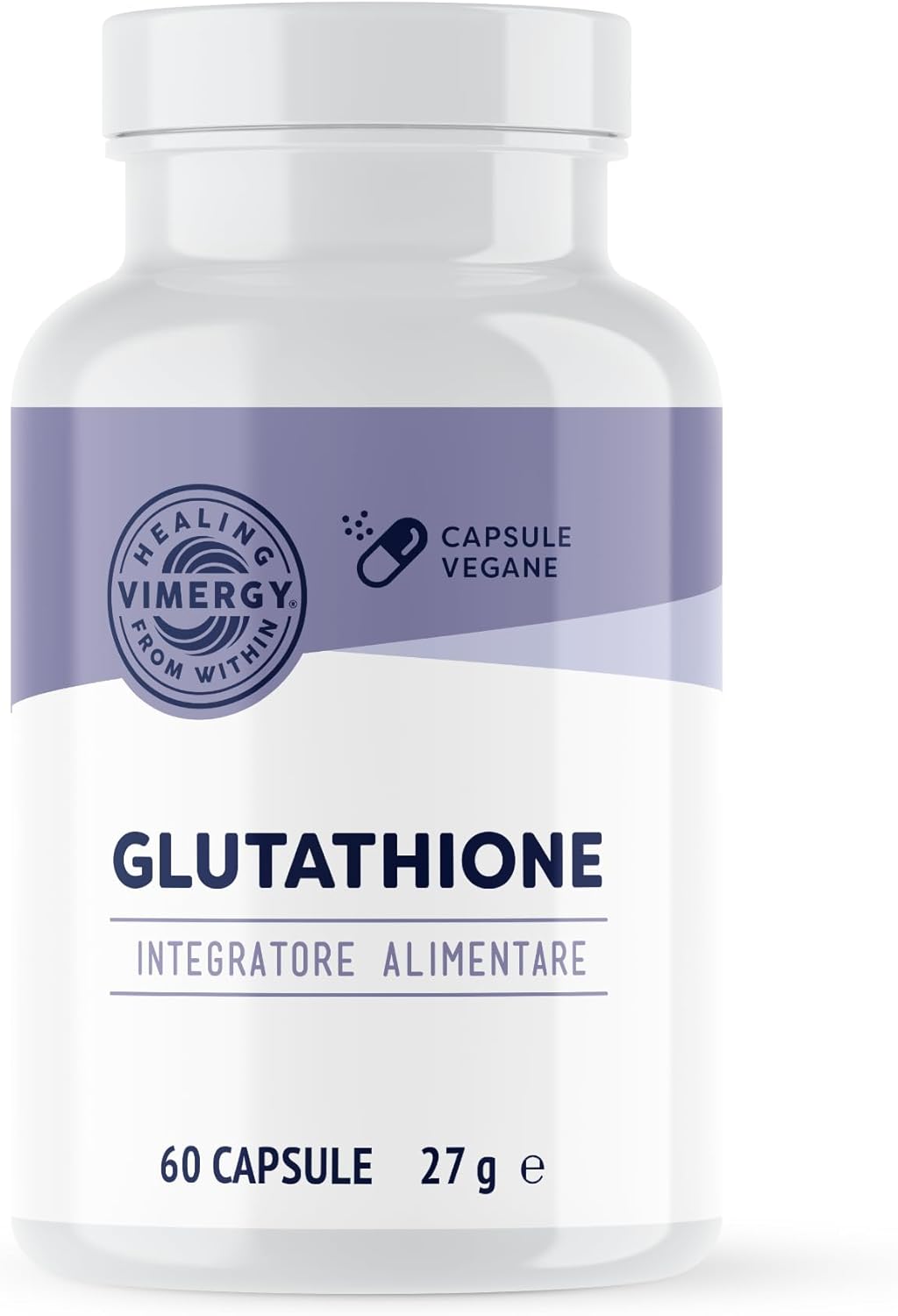 Detalle de Vimergy Glutatione Capsule da 150 mg – 60 dosi, integratore vegano di glutatione ridotto
