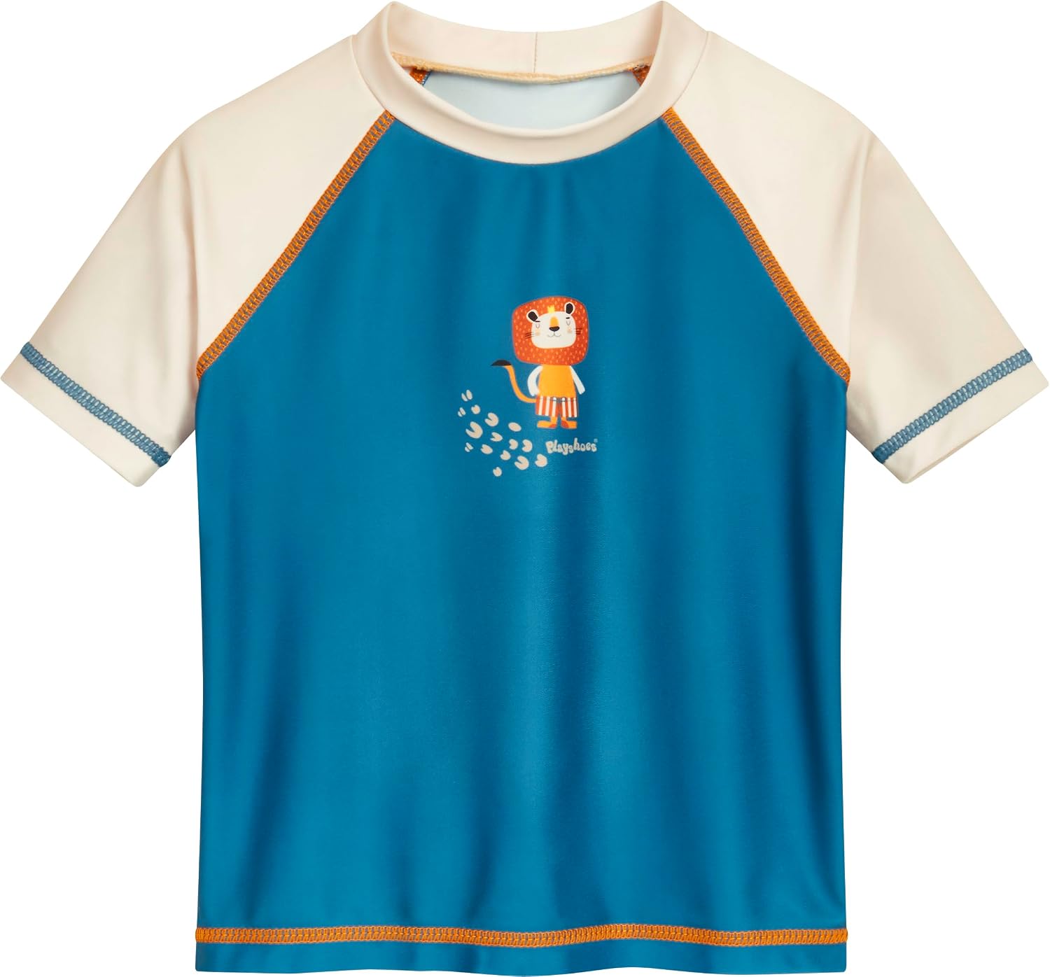 Detalle de Playshoes Unisex Kinder Badeshirt Rash-Guard-Shirt – 1er Pack