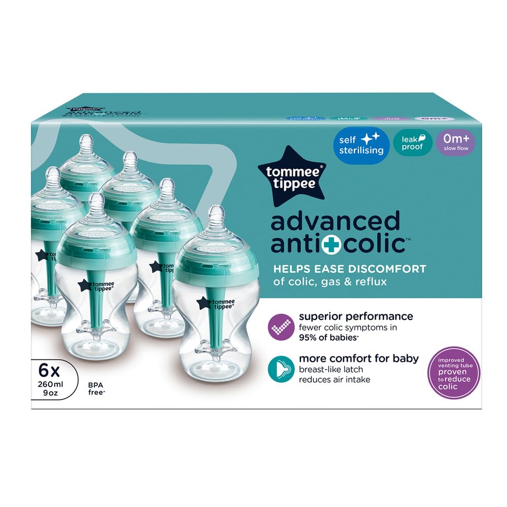 Thumbnail 1 de Tommee Tippee Anti-Kolik-Babyflaschen 260 ml 6er-Set