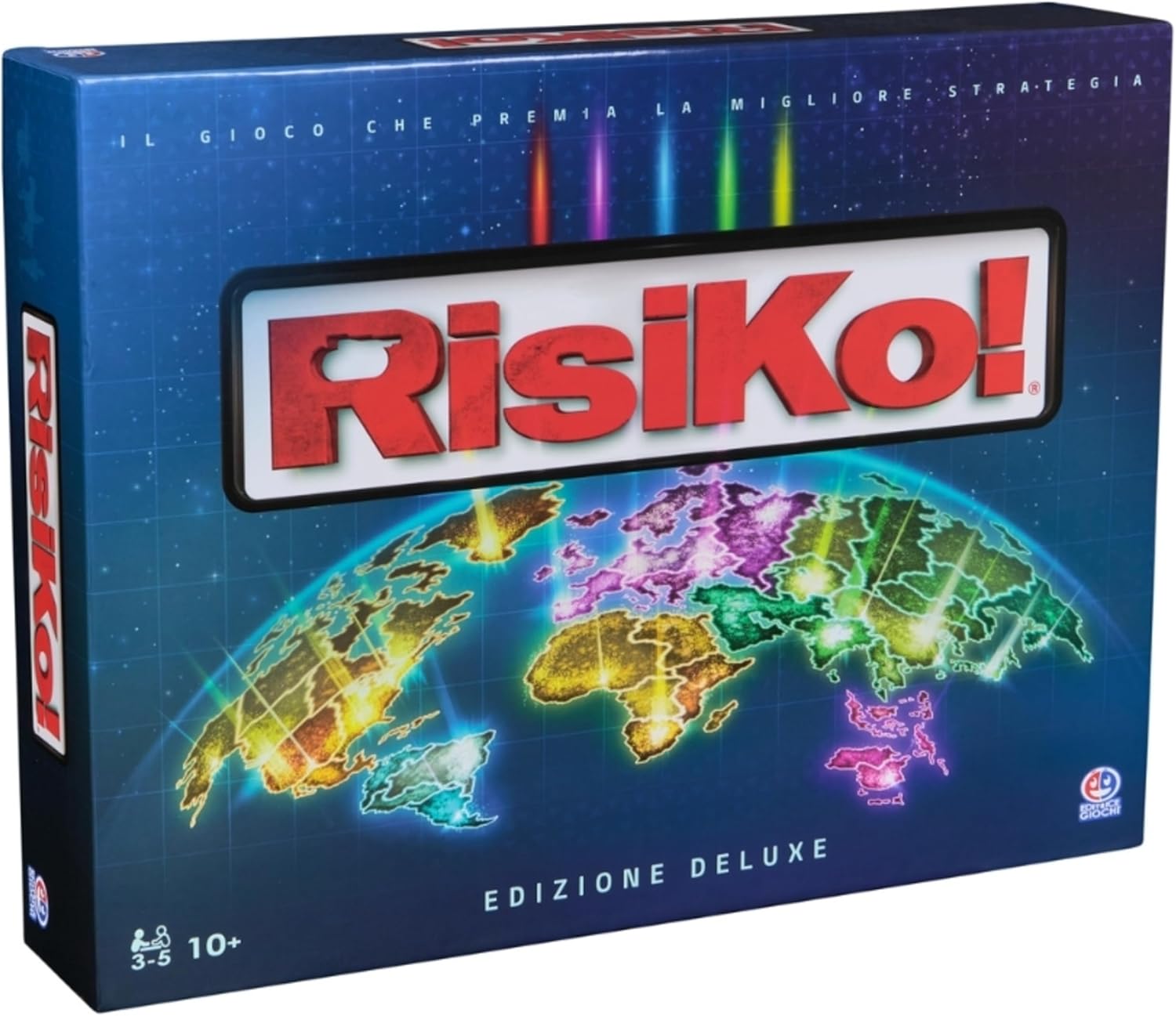 Detalle de Risiko Edizione Deluxe di Editrice Giochi – versione ampliata per famiglie e amici