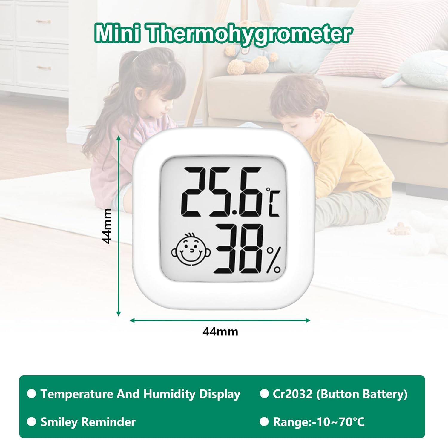 Thumbnail 2 de Lot de 5 thermomètres d'humidité LCD