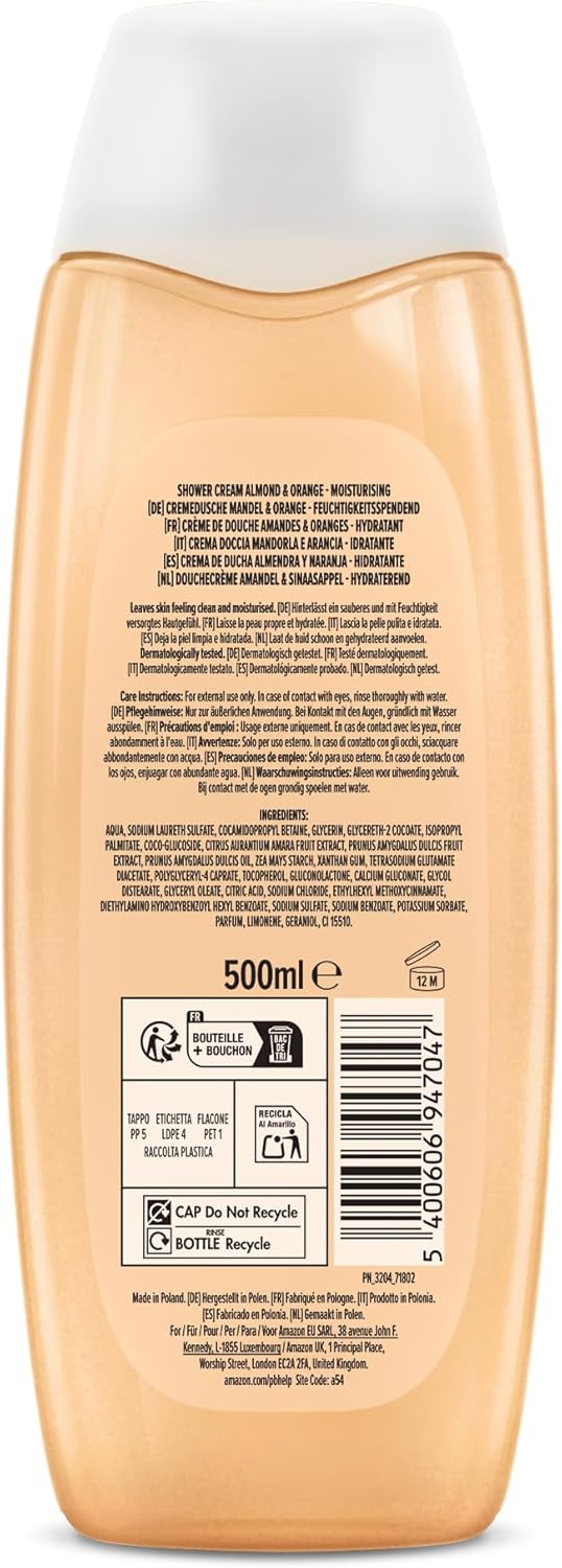 Thumbnail 5 de by Amazon Crema Doccia Mandorla Arancia 2x500 ml