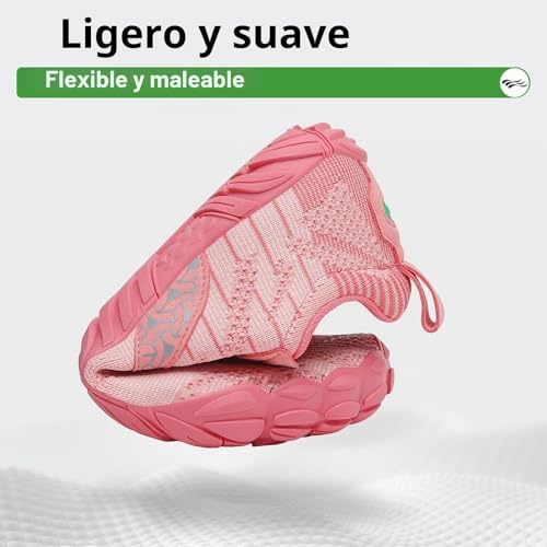 Thumbnail 5 de SAGUARO Mujere Barefoot Trail Running Shoes Rosa 38 EU – Zapatillas descalzas para exterior