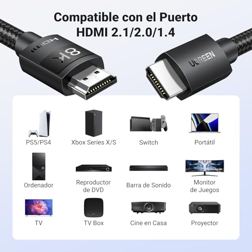 Thumbnail 5 de UGREEN Cable HDMI 2.1 10K 8K 60Hz