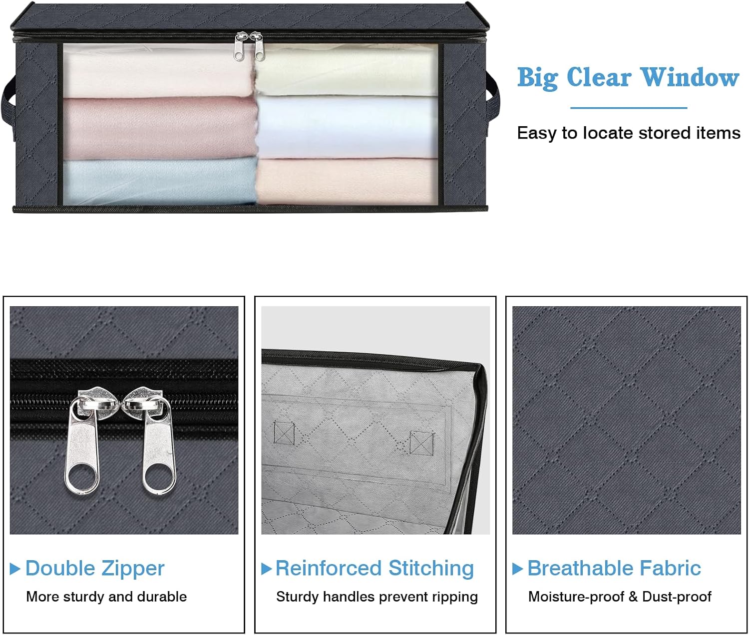 Detalle de HomeHacks Clothes Storage Bags 35L