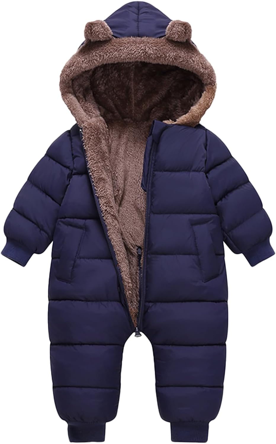 Detalle 2 de XIFAMNIY Baby Snowsuit Fleece-Lined
