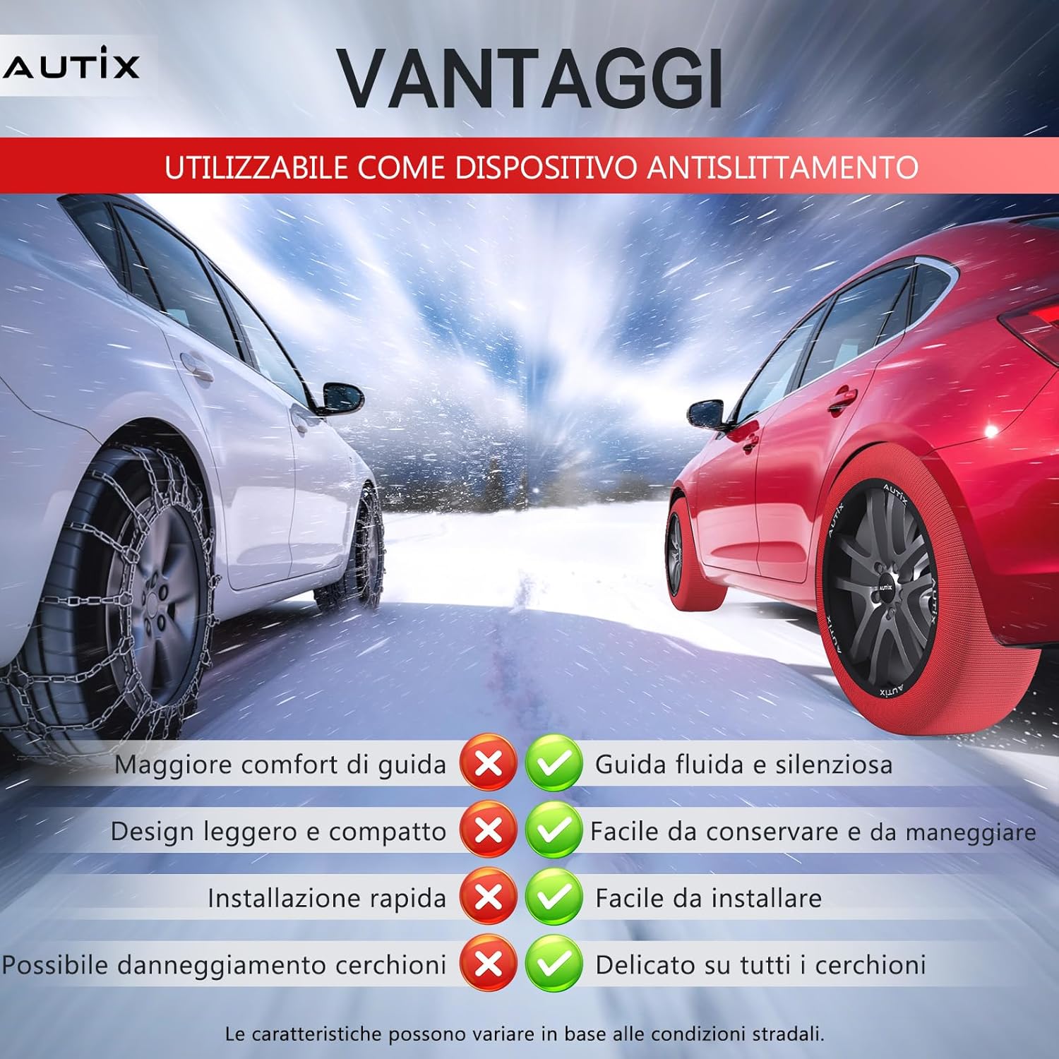 Thumbnail 2 de LEIVESTE AUTIX Calze da Neve L per Auto