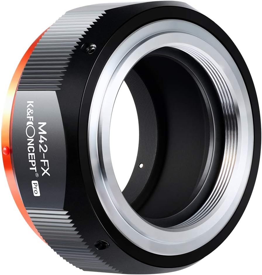 K&F Concept M42 to Fujifilm X manual lens mount adapter (matting varnish design)