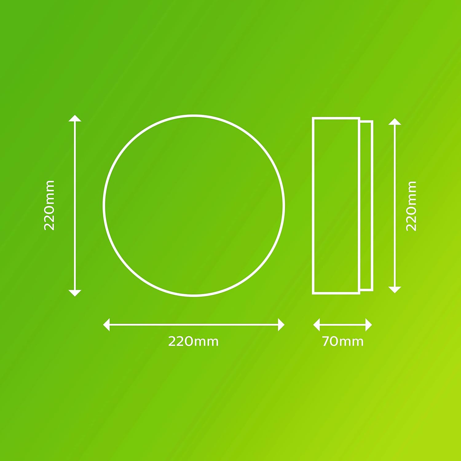 Thumbnail 6 de Philips Doris - Plafón LED exterior negro 🌟