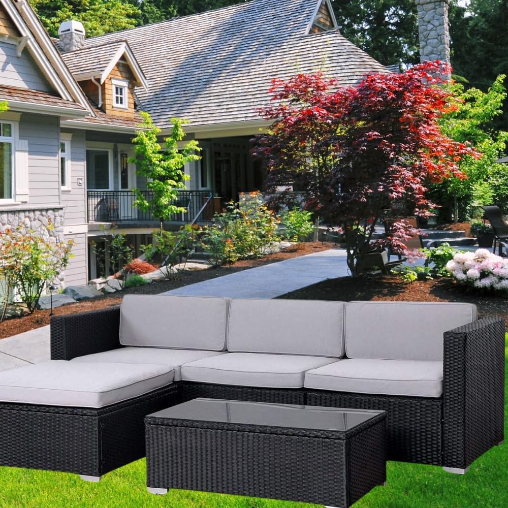 Detalle de EVRE California rattan set, 7cm cushions