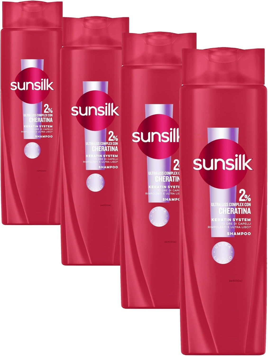Detalle 2 de Sunsilk Luminous 100 Shampoo Illuminante 250 ml – Luminosità effetto specchio per capelli fini
