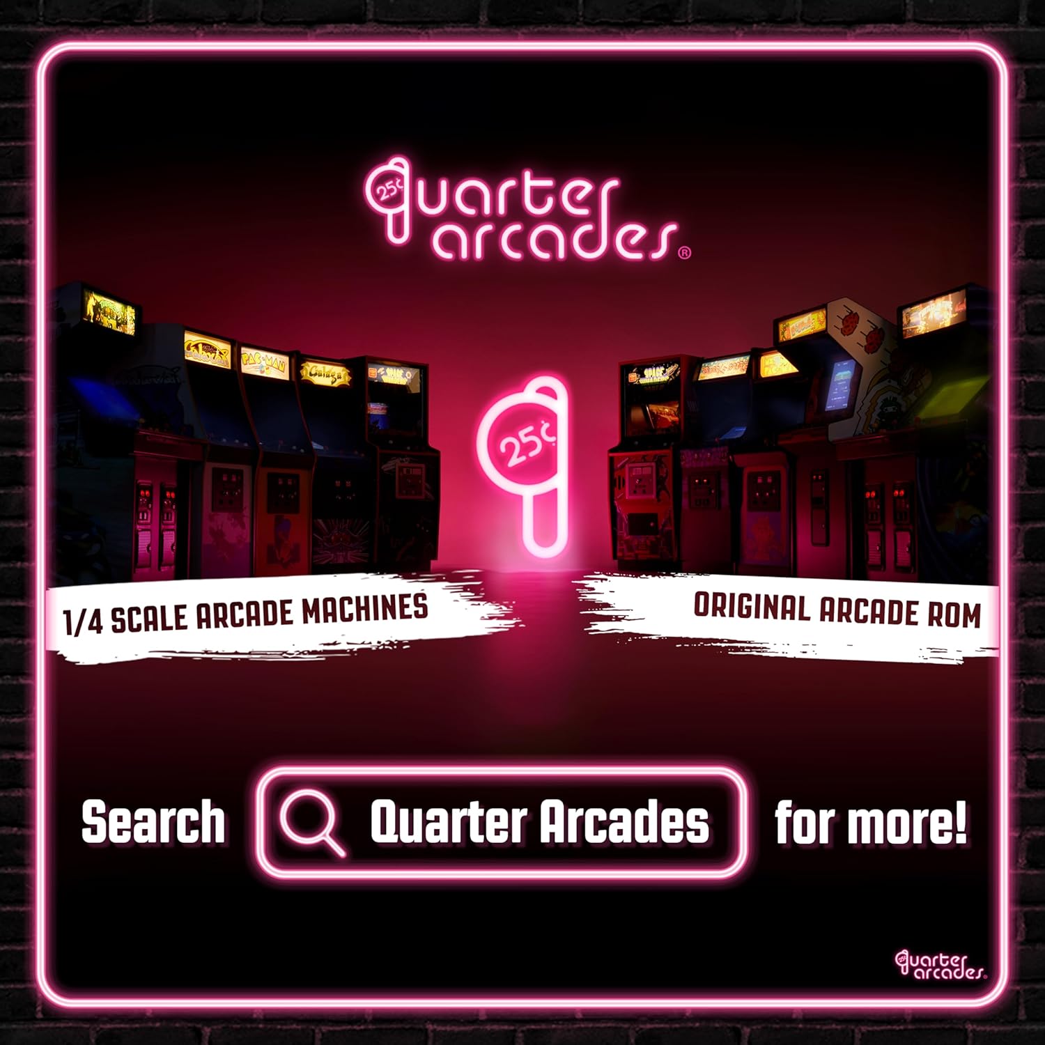 Thumbnail 5 de Numskull Quarter Arcades Space Invaders 1/4 Scale Mini Arcade