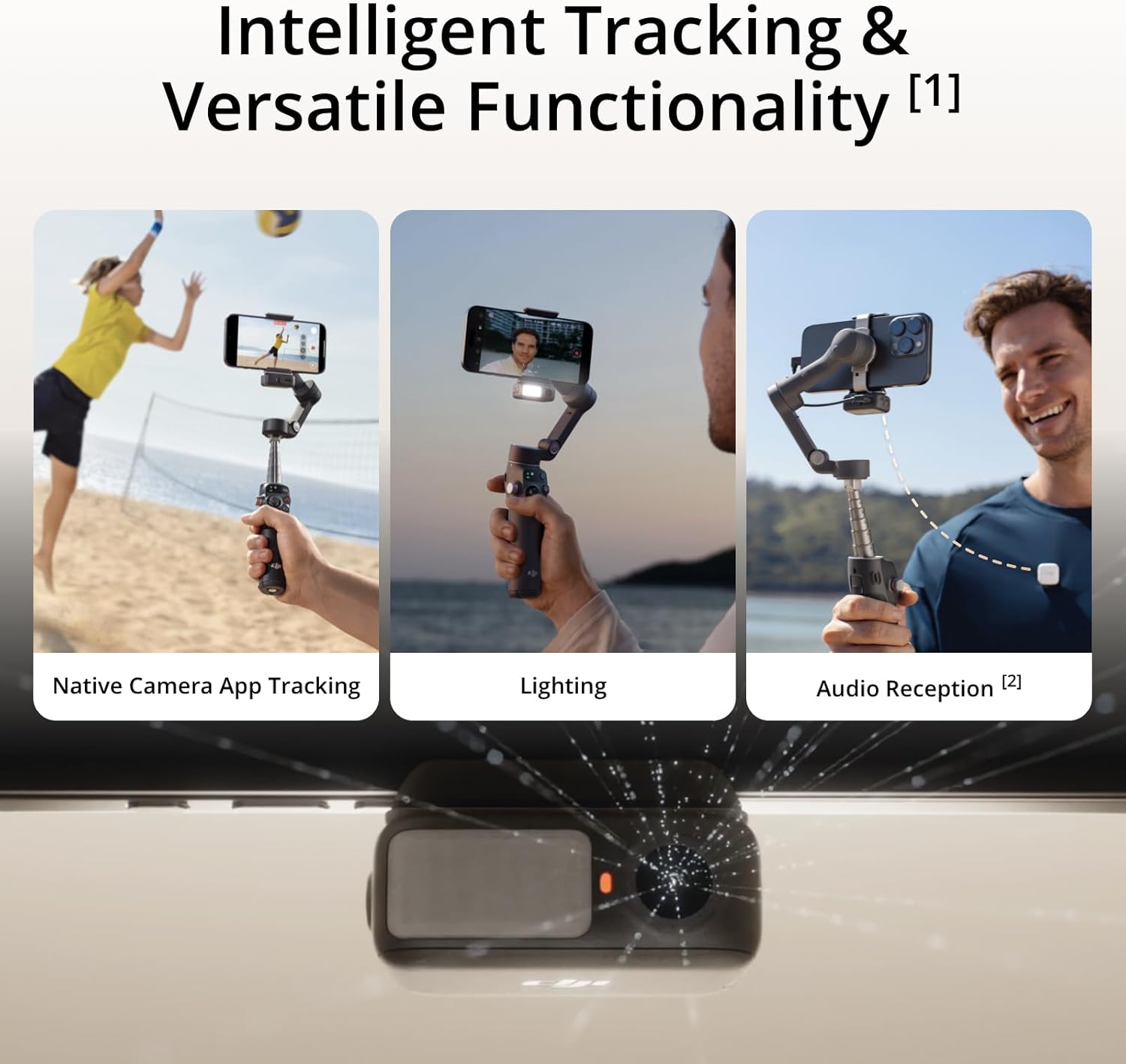 Detalle 2 de DJI Osmo Mobile 7P Gimbal Stabilizer for iPhone