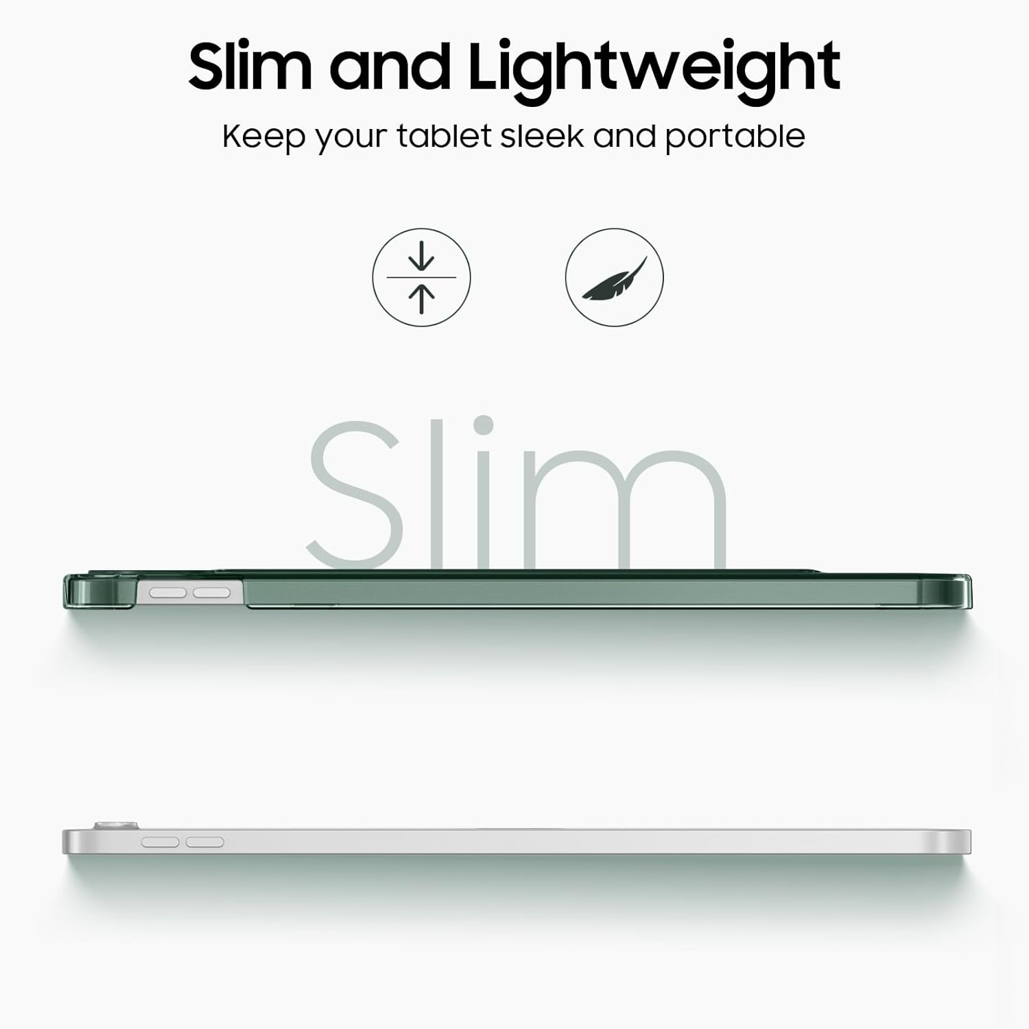 Thumbnail 3 de Fintie Schutzhülle für iPad 11. Generation 2025 (A16) & iPad 10. Generation 10,9" – ultradünn, dunkelgrün, mit Auto Wake/Sleep