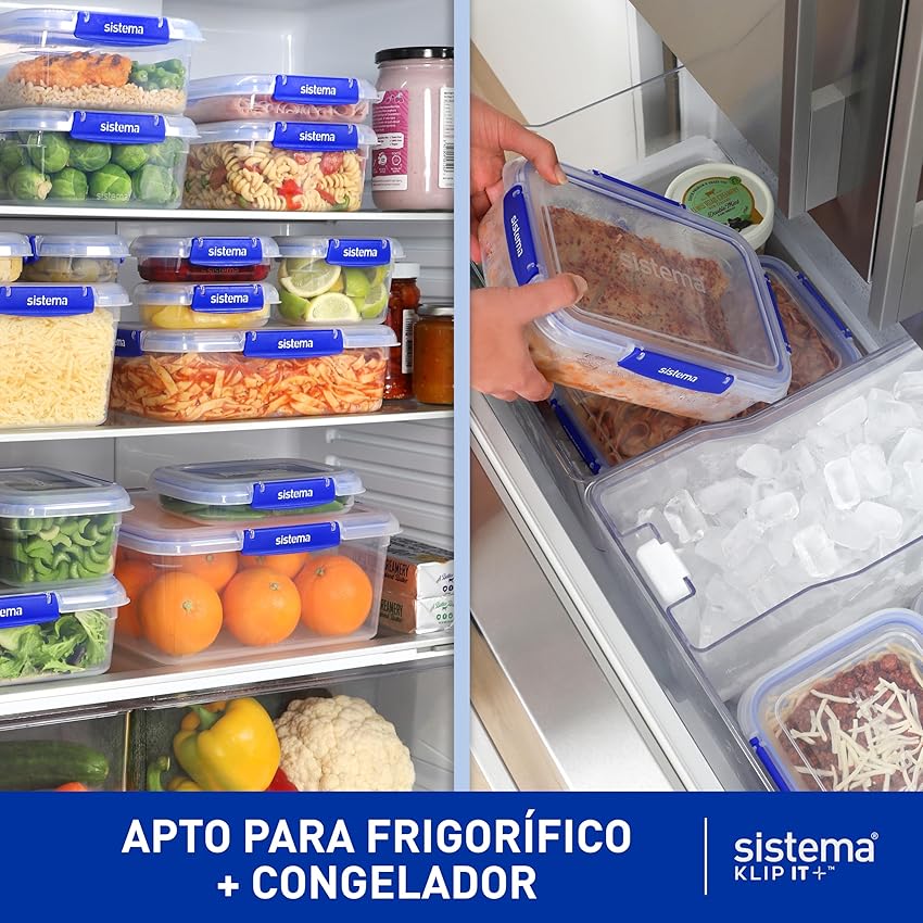 Detalle 2 de Recipientes herméticos KLIP IT PLUS de Sistema | Juego 4 🍱