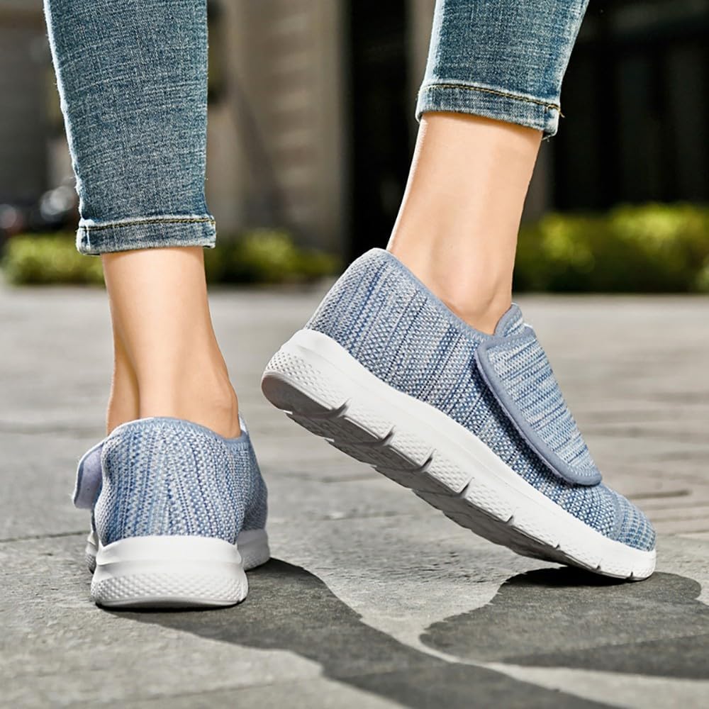 Thumbnail 2 de Eagsouni Diabetiker Schuhe mit Klettverschluss – leichte Weit-Walkingschuhe aus atmungsaktivem Netz
