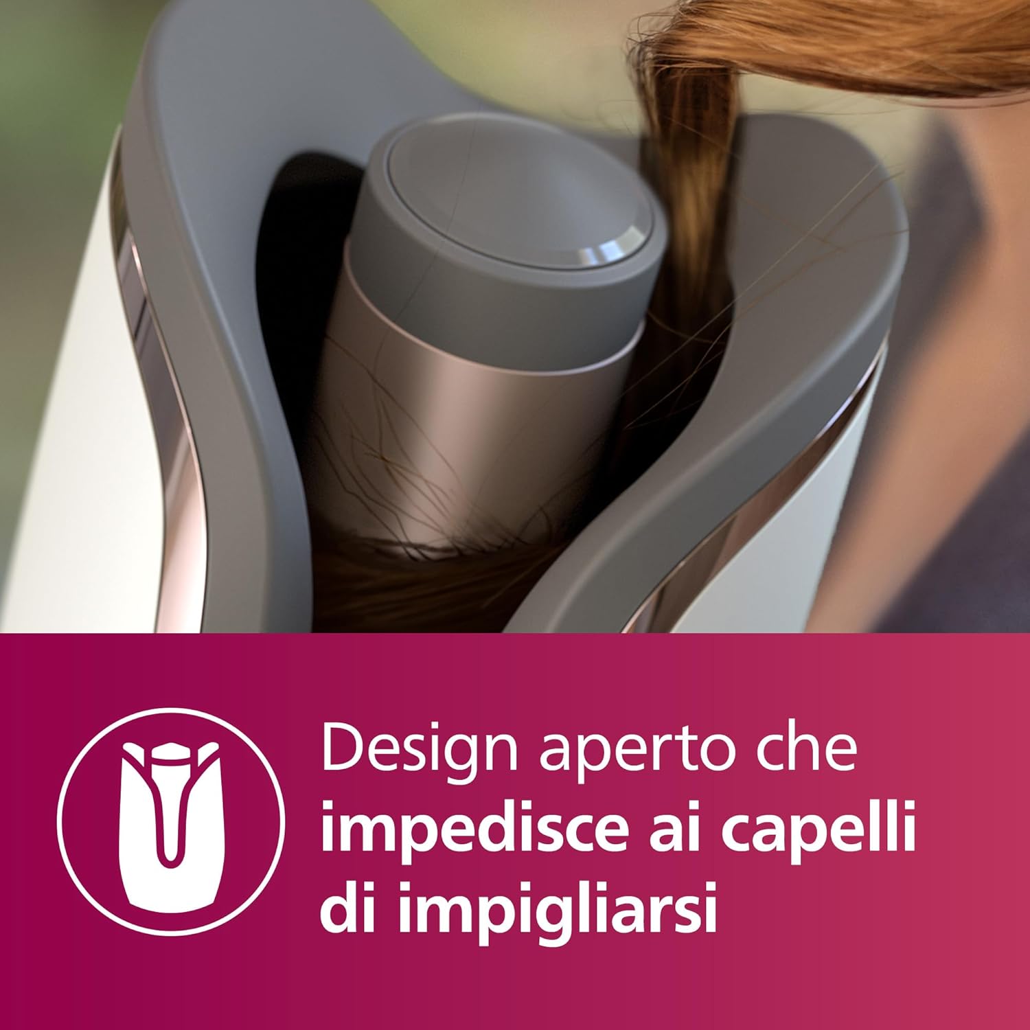 Thumbnail 5 de Philips Auto Curler Serie 8000 BHB878/00: ricci glamour con MoistureProtect