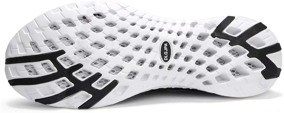 Detalle de DLGJPA Men’s Lightweight Quick-Drying Aqua Water Shoes (No-Lace, Water Grip Traction)