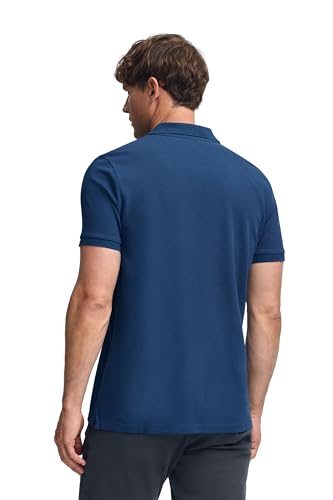Detalle de Polo Club Polo Uomo Manica Corta Regular Fit in Cotone Morbido con Collo Cannetè e Ricamo Rigby Go
