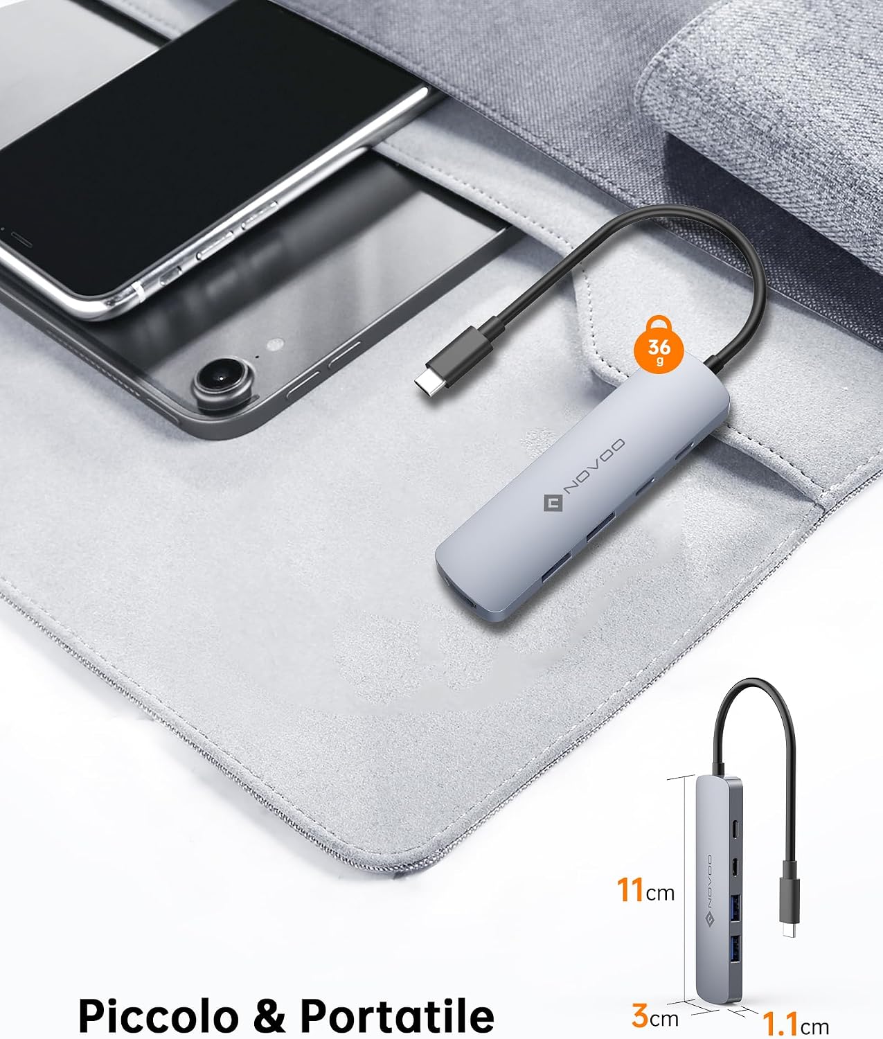 Thumbnail 6 de NOVOO USB C HDMI Hub 4K 60Hz