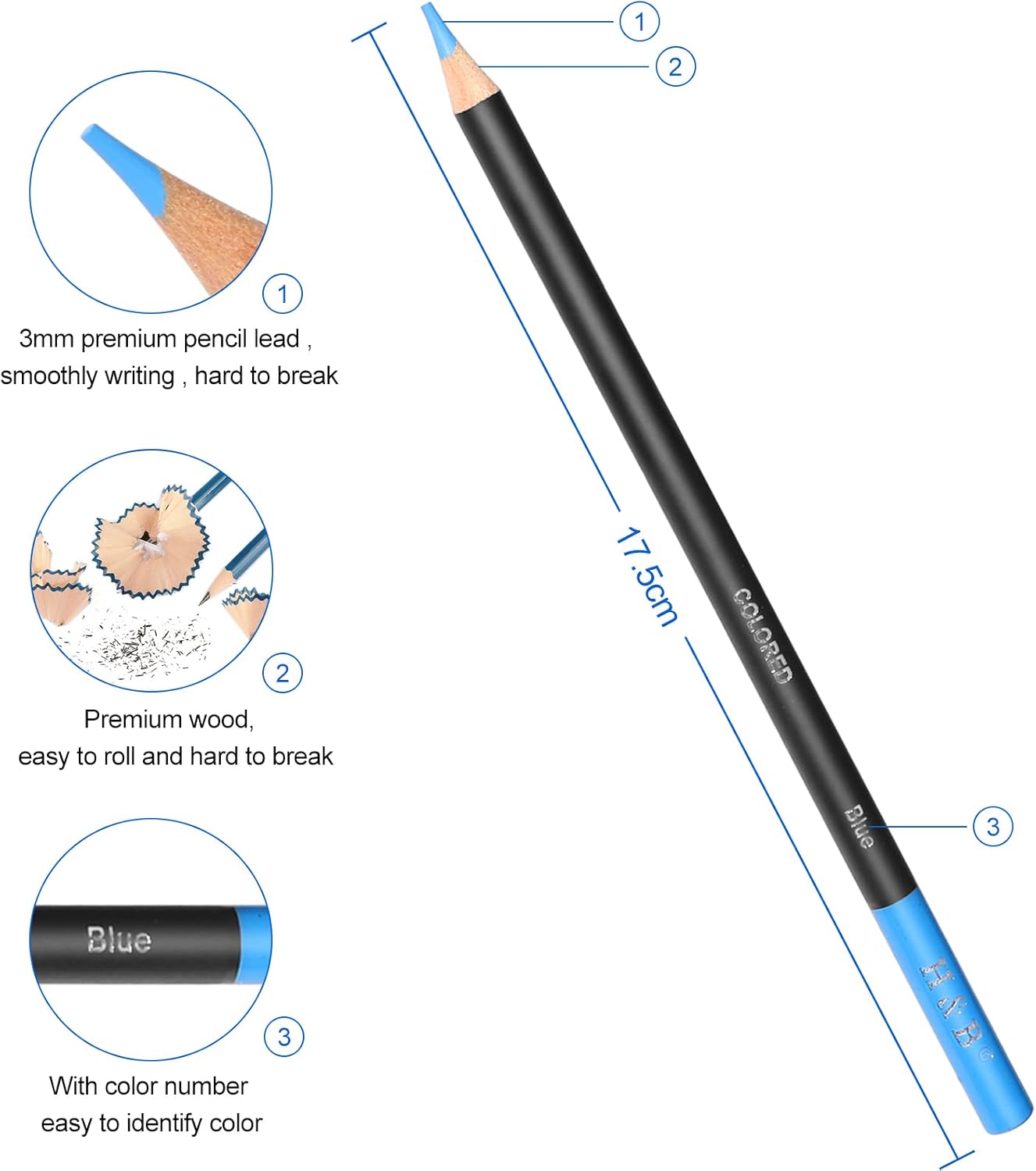 Thumbnail 2 de H & B 75 pezzi set matite da disegno – Kit professionale per principianti e artisti
