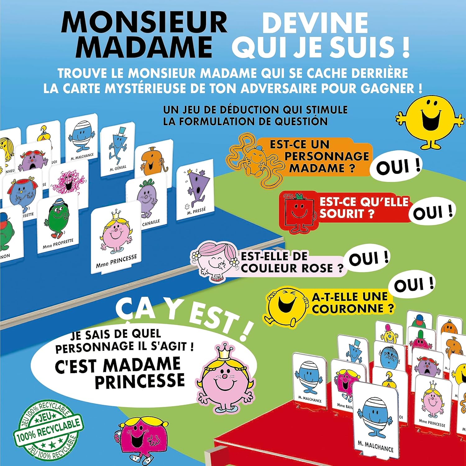 Thumbnail 2 de Educa Devine Qui Je suis Monsieur Madame — Devine quel personnage a été choisi par son adversaire