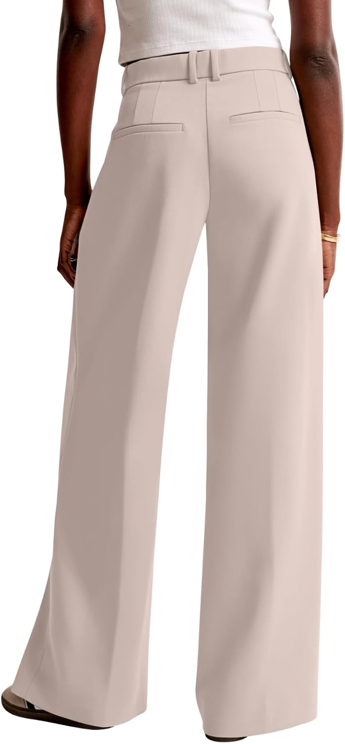 Detalle 2 de NIMIN Women's Wide-Leg Work Pants, 92% Polyester