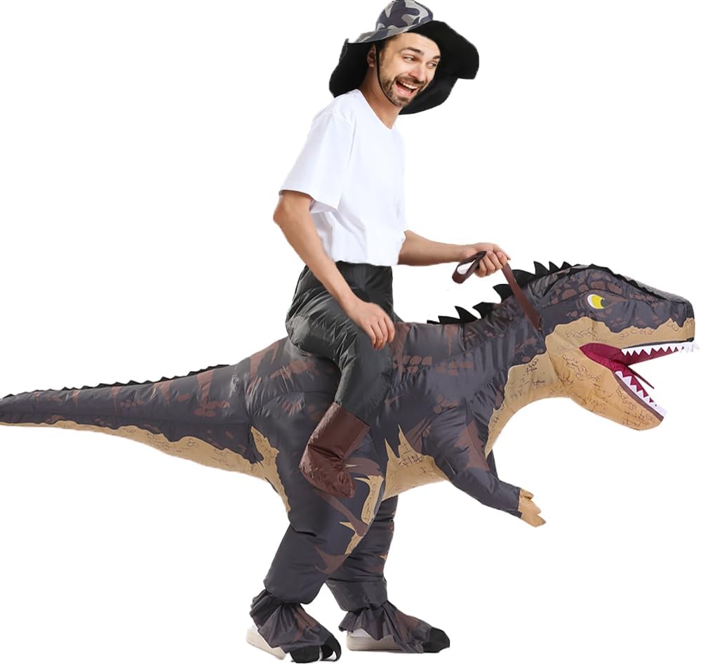 Thumbnail 4 de Inflatable T-Rex Ride On Costume 160-190cm