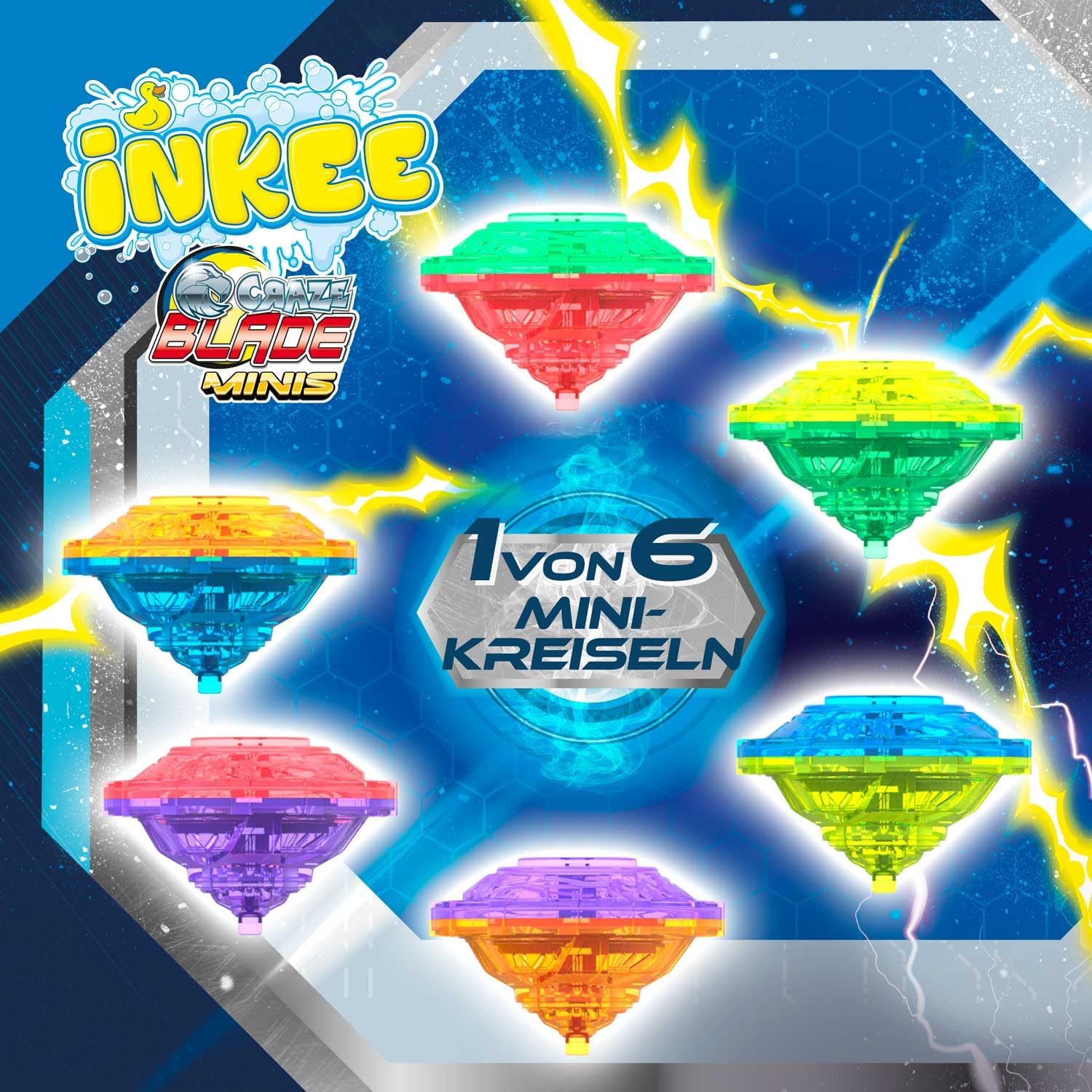 Detalle 2 de INKEE Surprise Blade Toupie 5x100g