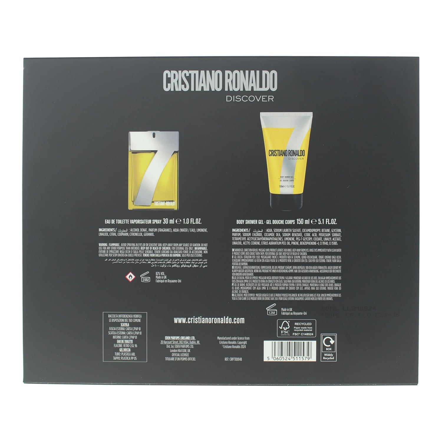 Detalle de Cristiano Ronaldo Discover Geschenkset 30 ml