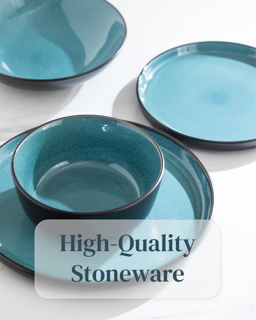 Thumbnail 5 de Modern Stoneware 16-Piece Dinnerware Set 🍽