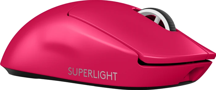 Detalle de Logitech G PRO X Superlight 2 Lightspeed kabellose Gaming-Maus Magenta – leicht, präzise, flexibel