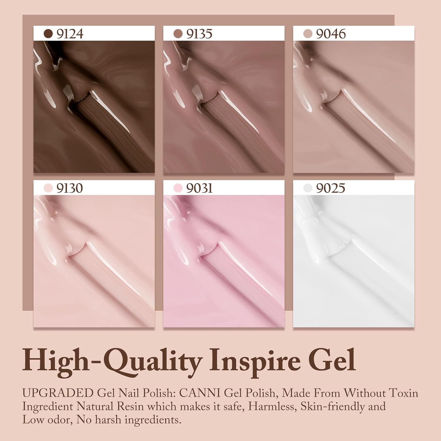Thumbnail 5 de CANNI Gel Nail Polish Kit 6 Colors