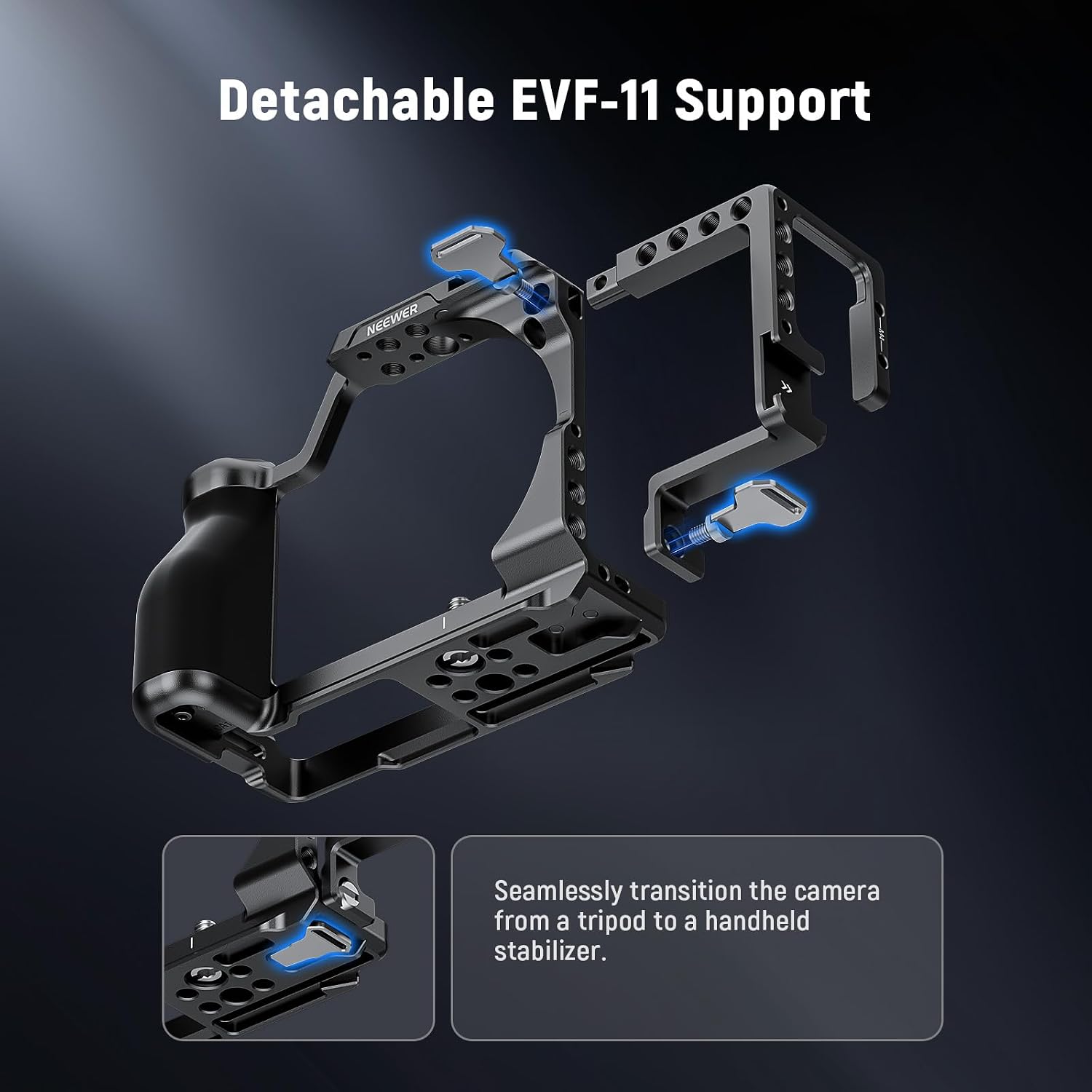 Detalle 2 de NEEWER CA132 cage caméra EVF-11