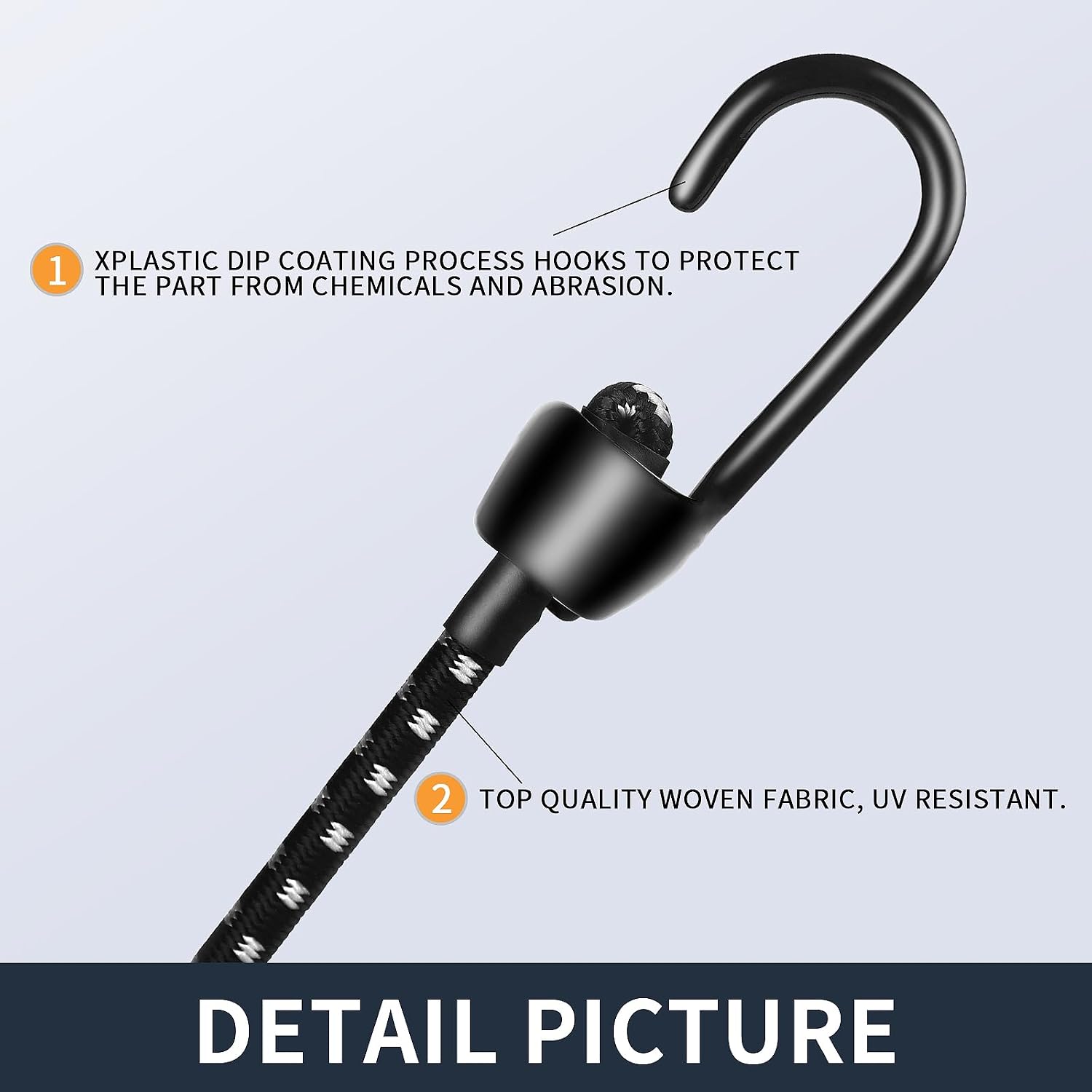 Thumbnail 3 de Joneaz Adjustable Bungee Cords, 36 in