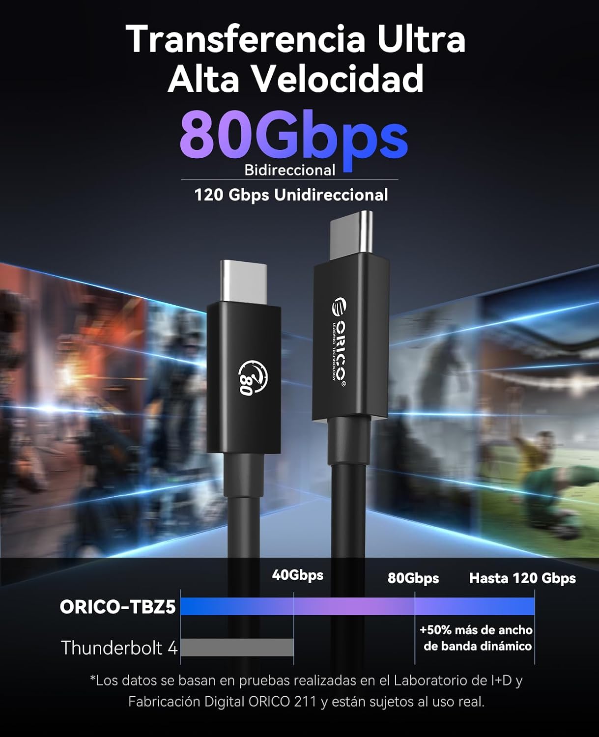 Thumbnail 2 de ORICO Cable Thunderbolt 5