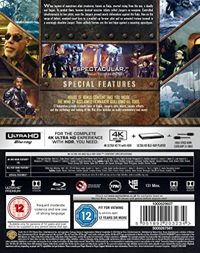 Detalle 2 de Pacific Rim 4K Ultra HD Blu-ray (2013/2016 Region Free) – A pragmatic 4K Upgrade