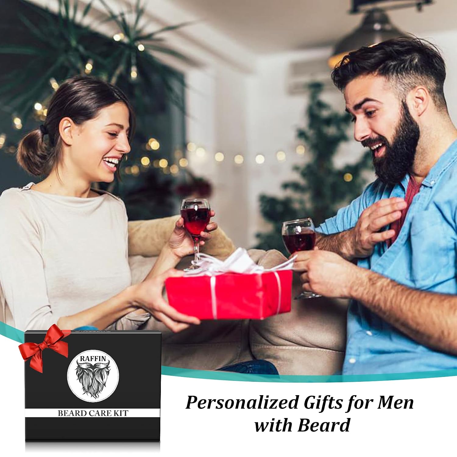 Detalle 2 de Beard Kit for Him Gift Set