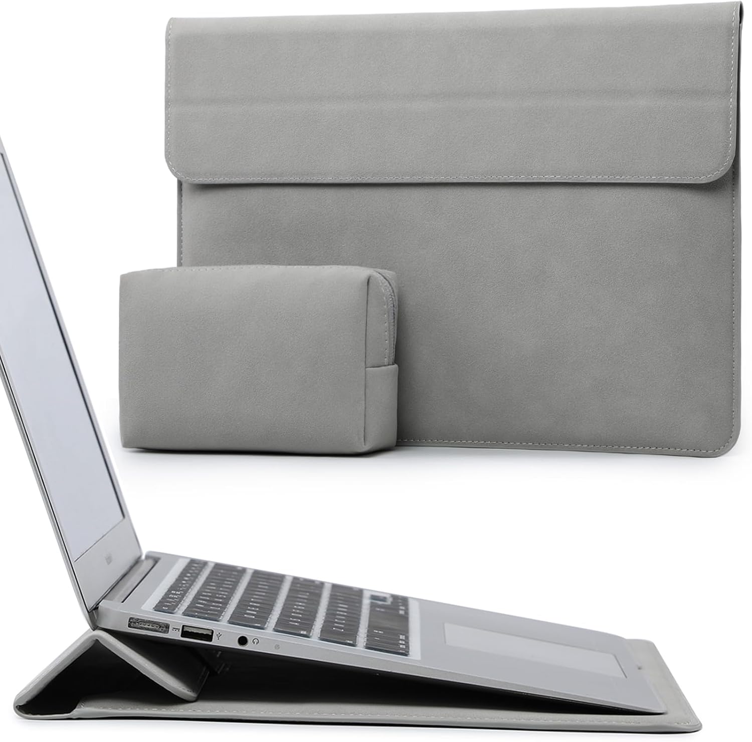 HYZUO 15-inch laptop sleeve with stand