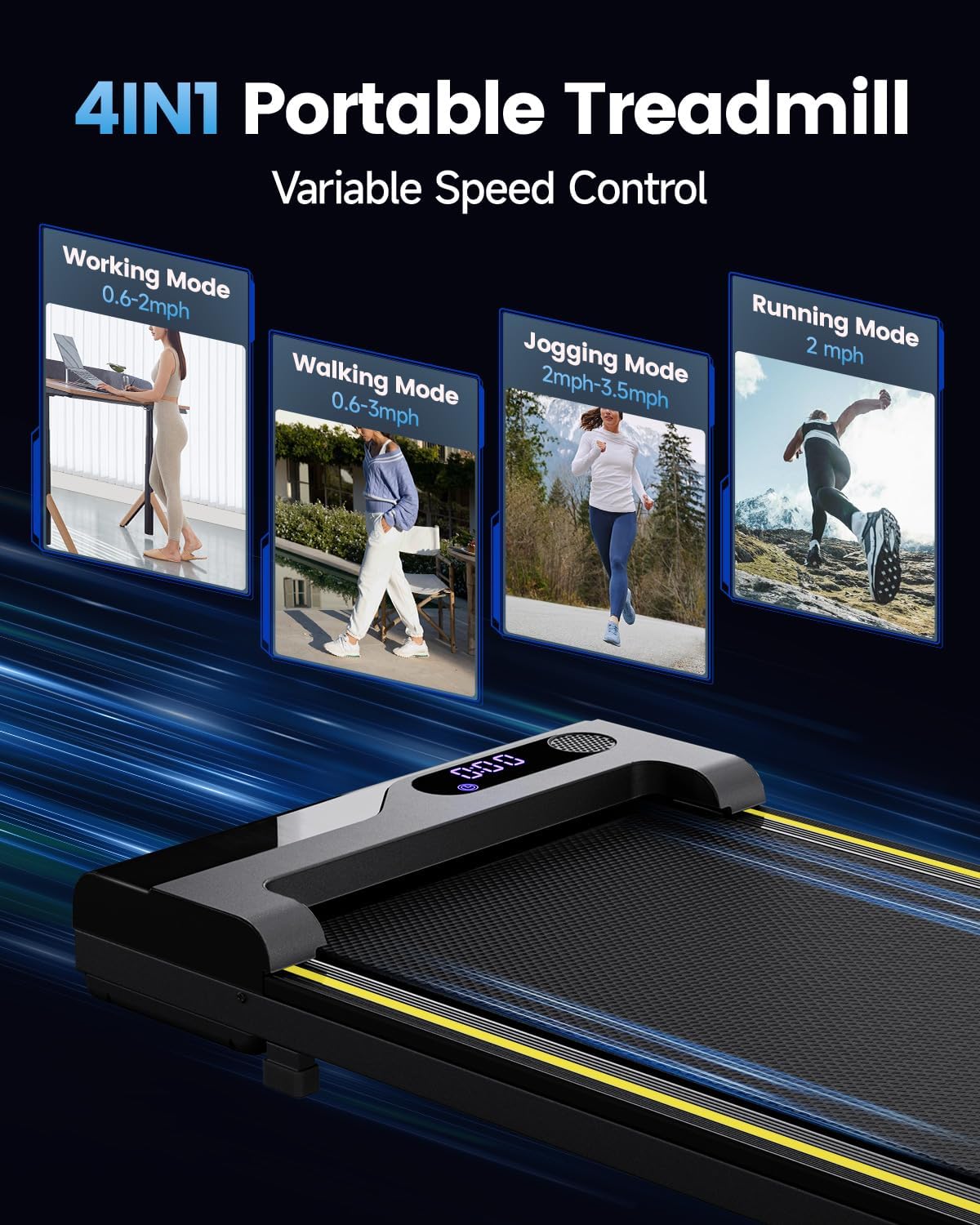 Thumbnail 5 de Vhorilix XM-A2 Walking Pad Treadmill, Compact Design, 2.5 HP Motor