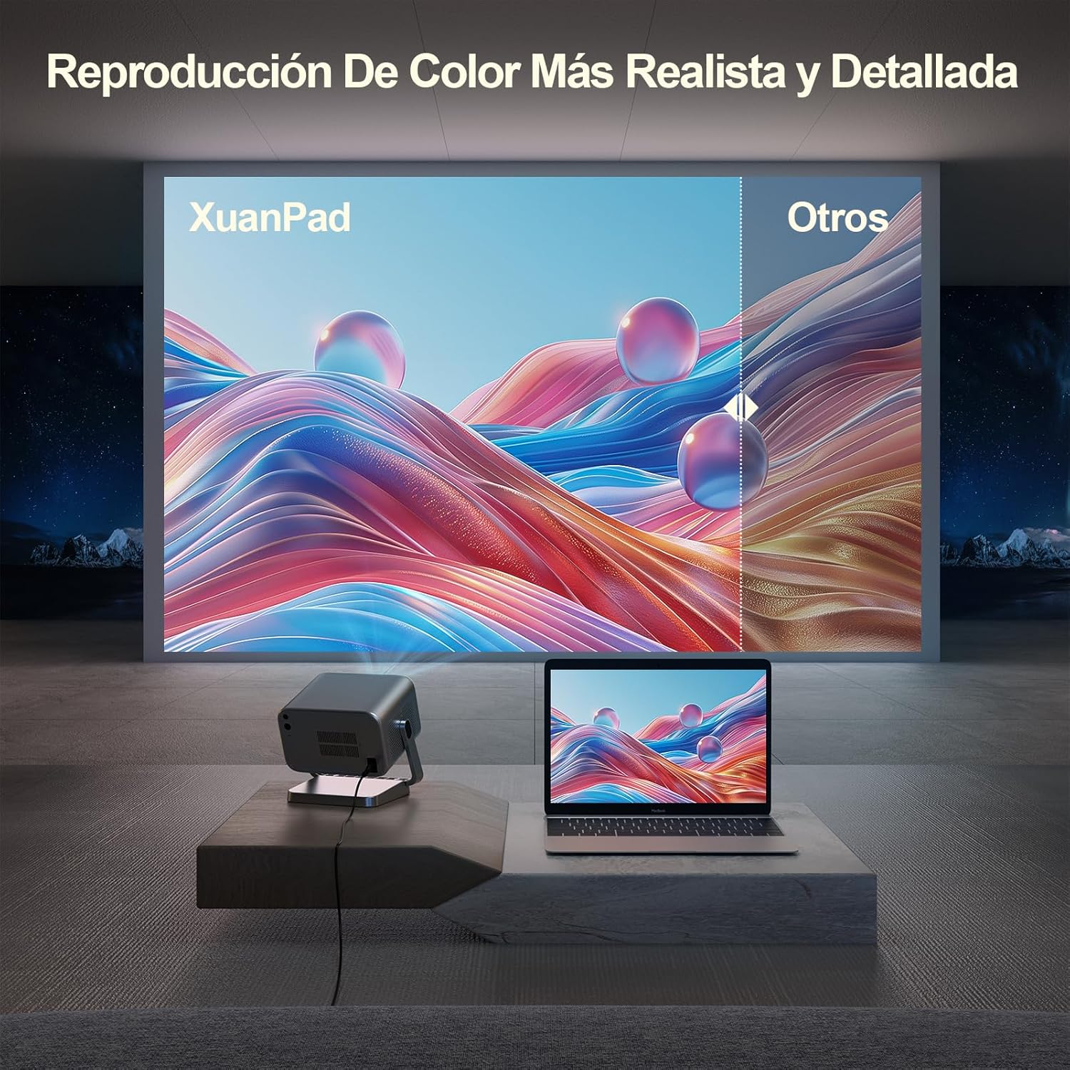 Thumbnail 6 de XuanPad Proyector Full HD 1080P WiFi6