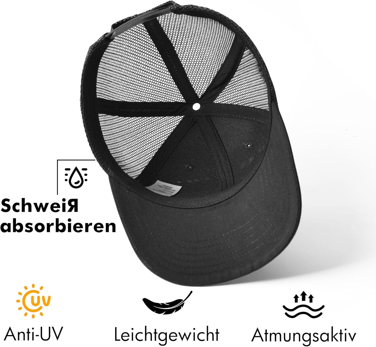 Thumbnail 2 de FURTALK Unisex Trucker Cap aus Netzstoff – verstellbare Baseballkappe für Herren und Damen