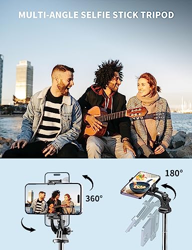 Thumbnail 6 de SelfieShow 163,5 cm — Perche à Selfie avec Trépied et Télécommande, Compatible Smartphone