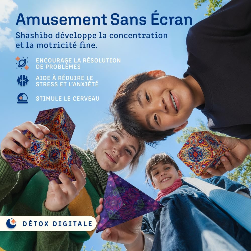 Detalle de Shashibo Cube Transformable 36 aimants 🧩