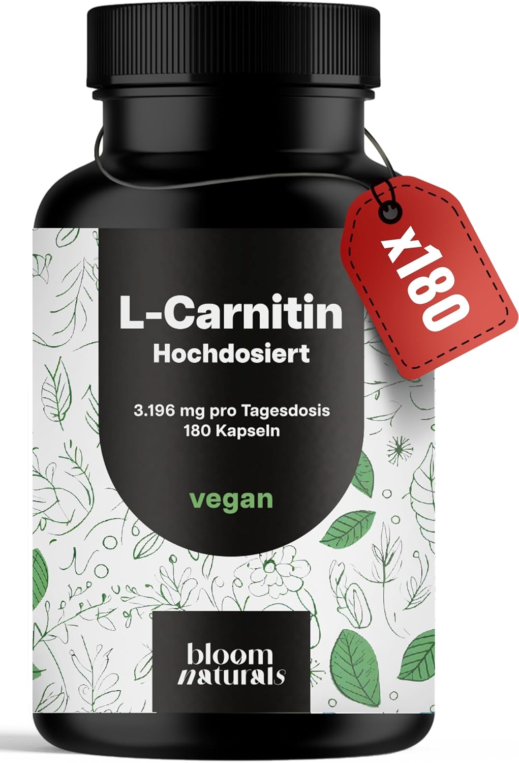 Detalle de L-Carnitin Hochdosierte Kapseln 3196mg