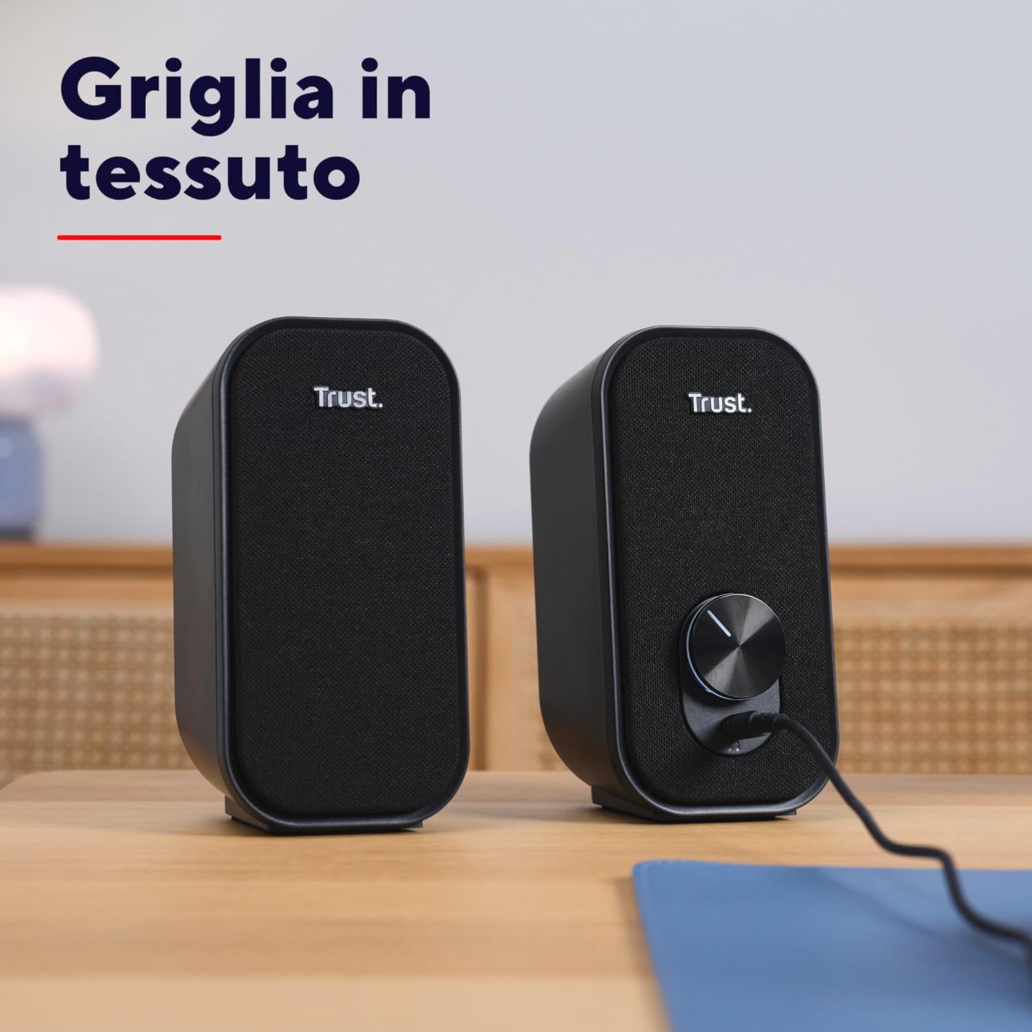 Thumbnail 2 de Trust Orada Casse PC USB 2.0 12W (6W RMS) – Altoparlanti 2.0 compatti con jack cuffie