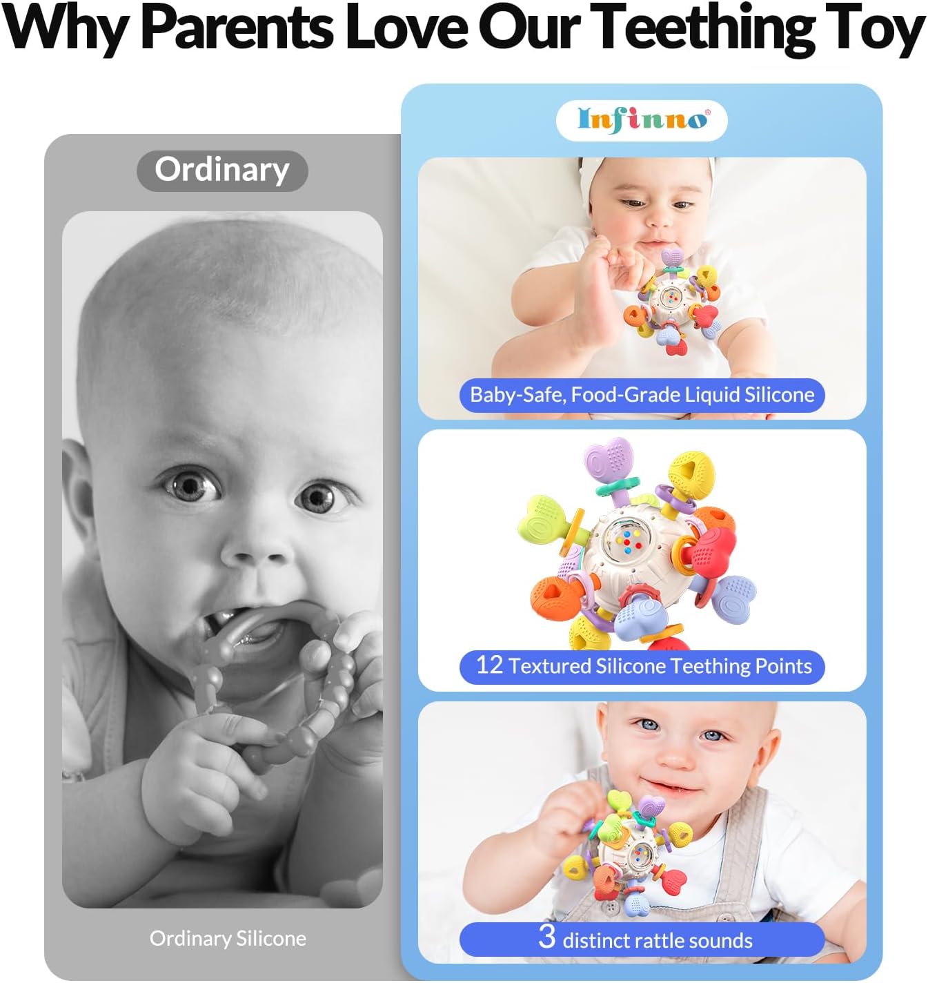 Thumbnail 6 de Baby Teething & Rattle Toy 0–12 months